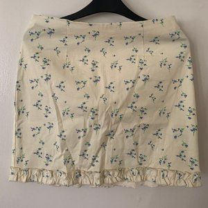 NEW Urban Outfitters Floral Mini Skirt
